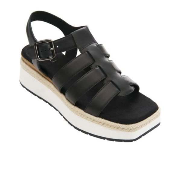 VANELI ERINNA Black Platform Sandals - Picture 1 of 10